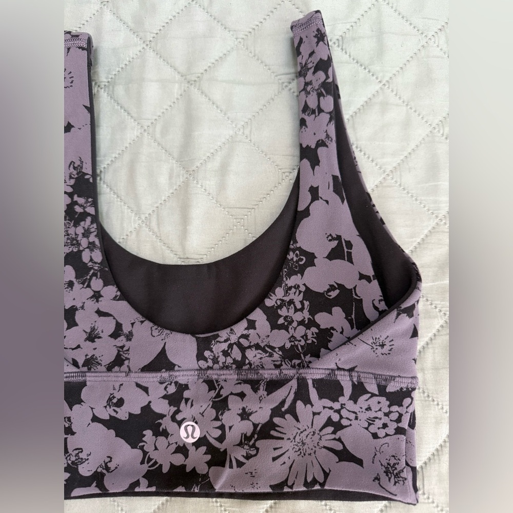 Lululemon Efflorescent Nebula Black and Gray Sports Bra - Picture 7 of 8